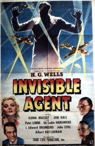 Ilona Massey Jon Hall film The Invisible Agent 35m-1948