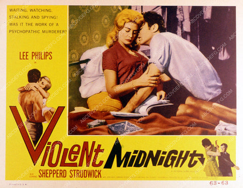 Lee Philips film Violent Midnight 35m-1950