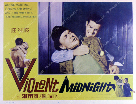 Lee Philips film Violent Midnight 35m-1951