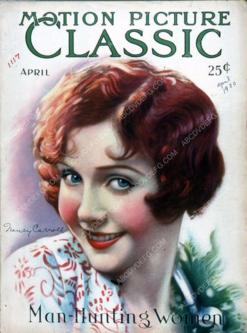 Nancy Carroll Motion Picture Classic magazine cover 35m-1982