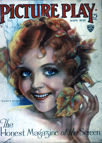 Nancy Carroll Picture Play magazine cover 35m-1986