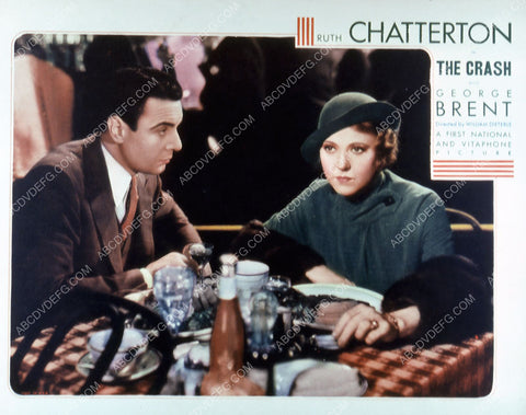 Ruth Chatterton George Brent film The Crash 35m-2077