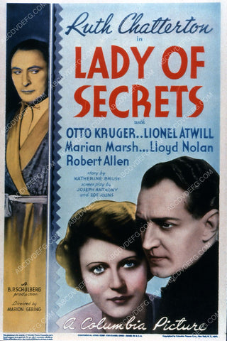 Ruth Chatterton Otto Kruger film Lady of Secrets 35m-2078
