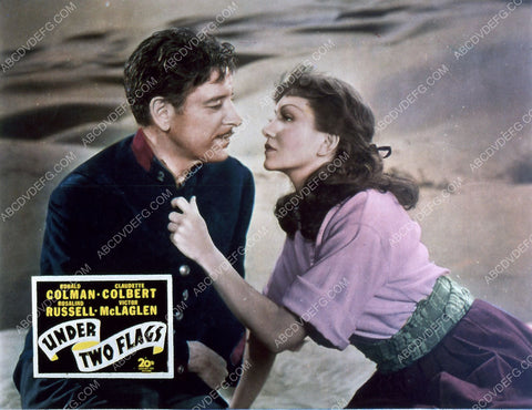 Ronald Colman Claudette Colbert film Under Two Flags 35m-2190