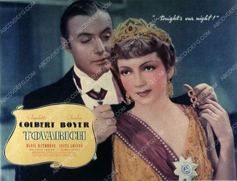 Claudette Colbert Charles Boyer film Tovarich 35m-2194