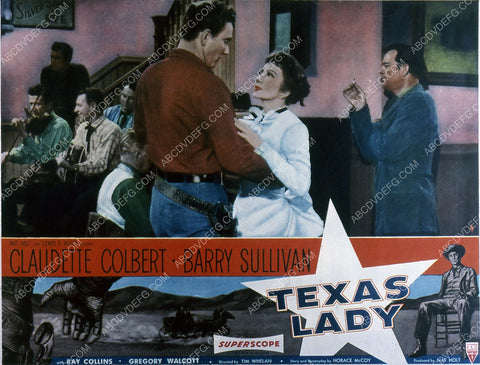 Claudette Colbert film Texas Lady 35m-2195