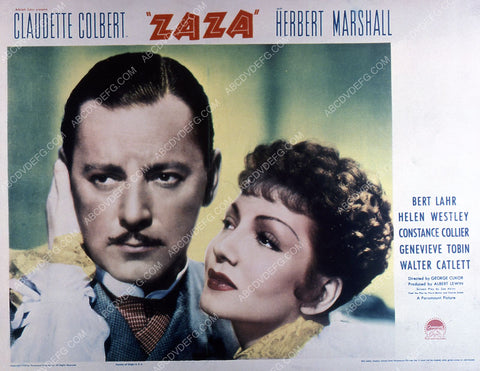 Claudette Colbert Herbert Marshall film Zaza 35m-2197