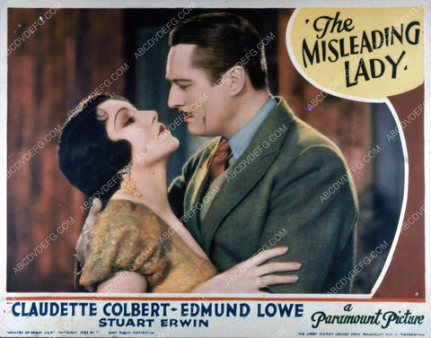 Claudette Colbert Edmund Lowe film The Misleading Lady 35m-2230