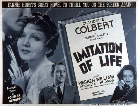 Claudette Colbert Warren William Rochelle Hudson film Imitation of Life 35m-2234