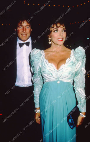 candid Joan Collins Bill Wiggins at some event 35m-2269