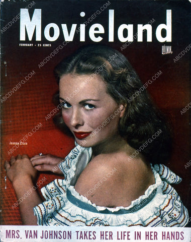 Jeanne Crain Movieland magazine cover 35m-2315