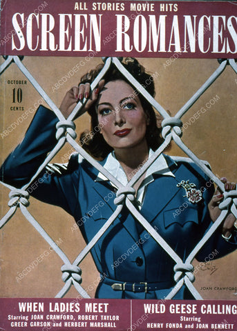 Joan Crawford Screen Romances magazine cover 35m-2357