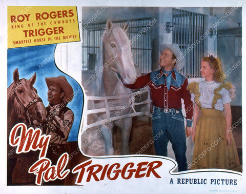 Roy Roger Dale Evans Trigger film My Pal Trigger 35m-2466