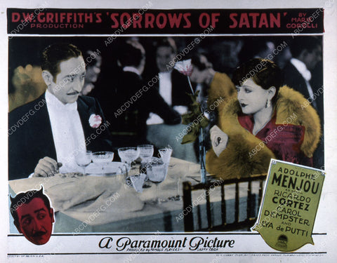 Lya De Putti Adolphe Menjou silent film Sorrows of Satan 35m-2498