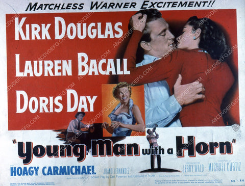 Kirk Douglas Doris Day Lauren Bacall film Young Man with a Horn 35m-2511