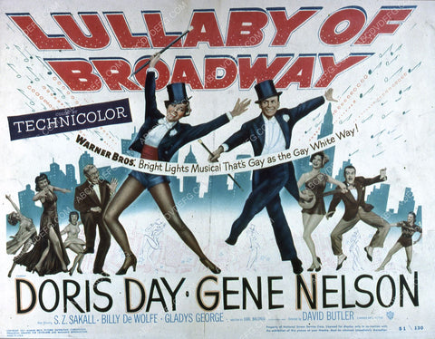 Doris Day Gene Nelson film Lullaby of Broadway 35m-2514