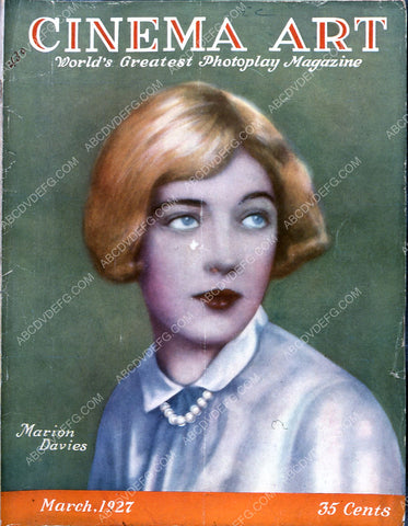 Marion Davies Cinema Art magazine cover 35m-2534