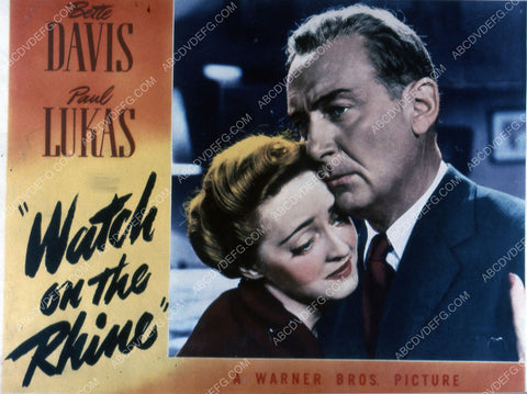 Bette Davis Paul Lukas film Watch on the Rhine 35m-2573