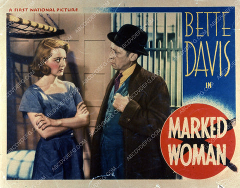 Bette Davis in jail film Marked Woman 35m-2586