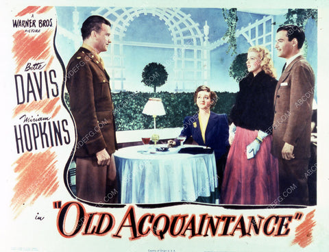 Bette Davis Miriam Hopkins film An Old Acquaintance 35m-2590