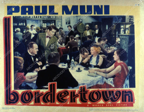 Paul Muni Eugene Pallette Bette Davis film Bordertown 35m-2596