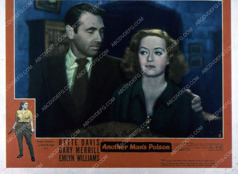 Gary Merrill Bette Davis film Another Man's Poison 35m-2602