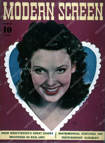 Linda Darnell Modern Screen magazine cover 35m-2621