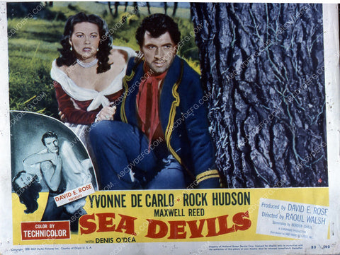 Yvonne De Carlo Rock Hudson film Sea Devils 35m-2644
