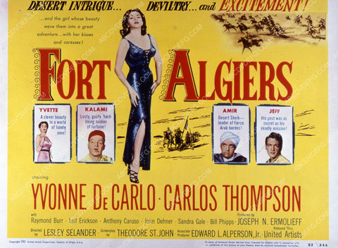 Yvonne De Carlo film Fort Algiers 35m-2652