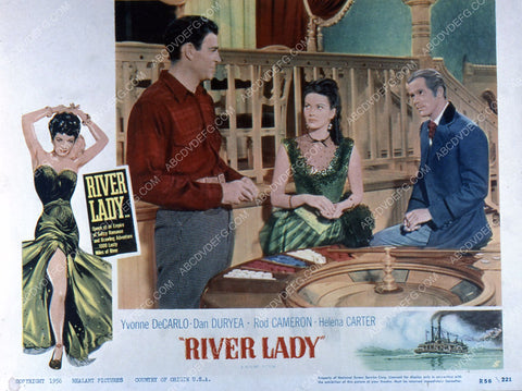 Yvonne De Carlo Dan Duryea Rod Cameron film noir River Lady 35m-2657