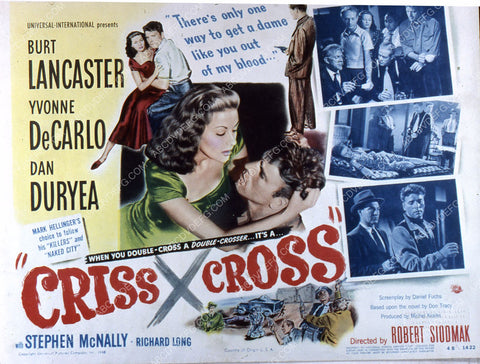 Yvonne De Carlo Dan Duryea Burt Lancaster film noir Criss-Cross 35m-2659