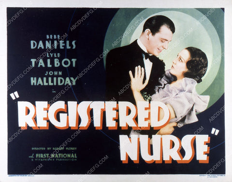 Bebe Daniels Lyle Talbot film Registered Nurse 35m-2681