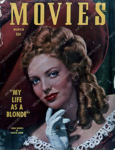 Linda Darnell Movies magazine cover 35m-2697