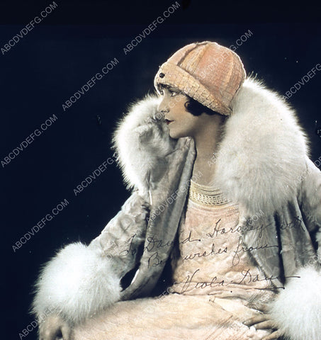 beautiful Viola Dana hand tinted portrait 35m-2706