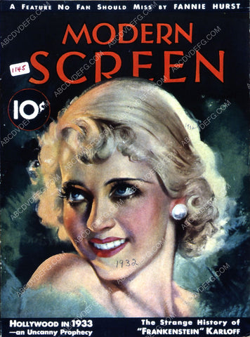 Bette Davis Modern Screen magazine cover 35m-2760