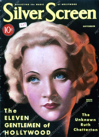 Marlene Dietrich Silver Screen magazine cover 35m-3061