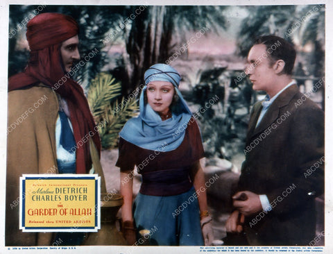 Marlene Dietrich Charles Boyer Basil Rathbone film Garden of Allah 35m-3064
