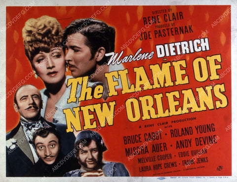 Marlene Dietrich Bruce Cabot film The Flame of New Orleans 35m-3066