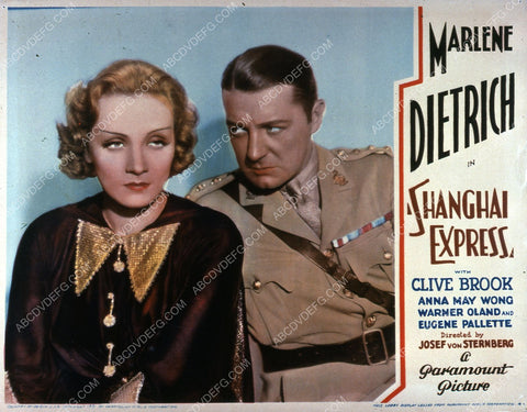 Marlene Dietrich Clive Brook film Shanghai Express 35m-3074