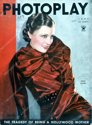 Irene Dunne Photoplay magazine cover 35m-3103