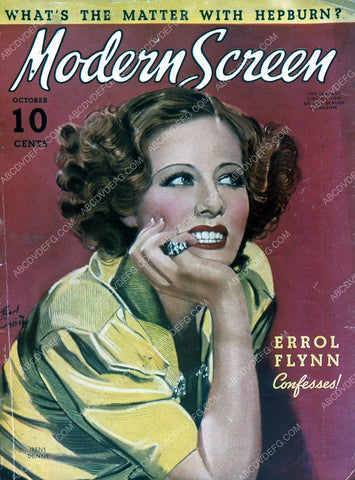 Irene Dunne Modern Screen magazine cover 35m-3104