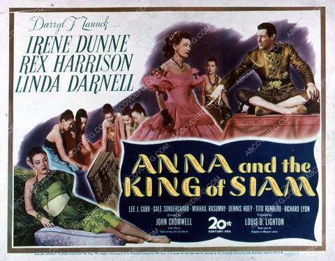 Irene Dunne Rex Harrison film Anna and the King of Siam 35m-3120