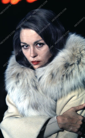 beautiful Faye Dunaway in fur coat 35m-3411