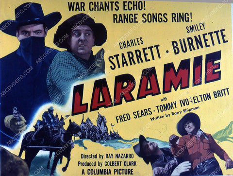 Charles Starrett Smiley Burnette film Laramie 35m-3543