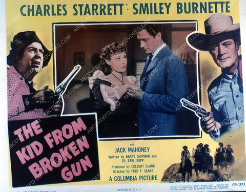 Jock Mahoney Angela Stevens film The Kid from Broken Gun 35m-3547
