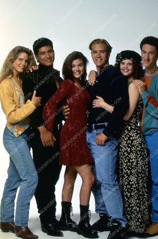 Mario Lopez Kiersten Warren Tiffani Thiessen Anne Tremko TV Saved by the Bell 35m-3709