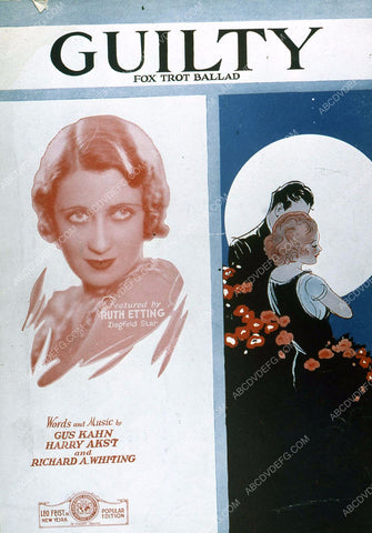 Ruth Etting promo film Guilty 35m-3796