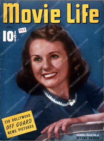 Deanna Durbin Movie Life magazine cover 35m-3832