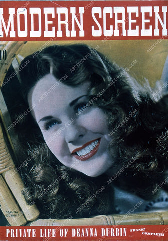 Deanna Durbin Modern Screen magazine cover 35m-3835