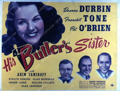 Deanna Durbin film His Butler's Sister 35m-3844